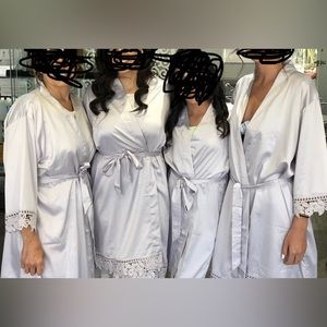 Bridesmaid silk robes